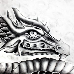 Sárkány - Dragon art print